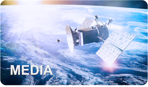a satellite in space - media