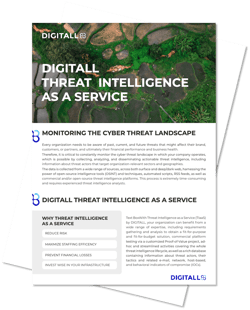 DIGITALL Threat Intelligence as a Service - Thumbnail