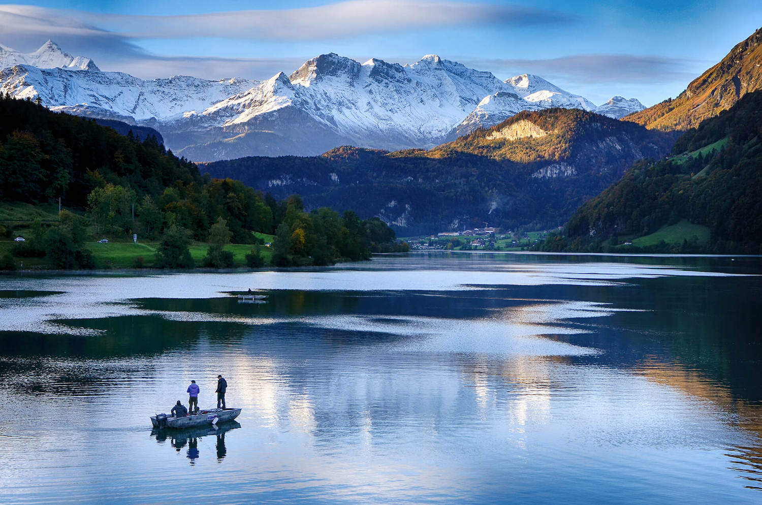 A mountain lake