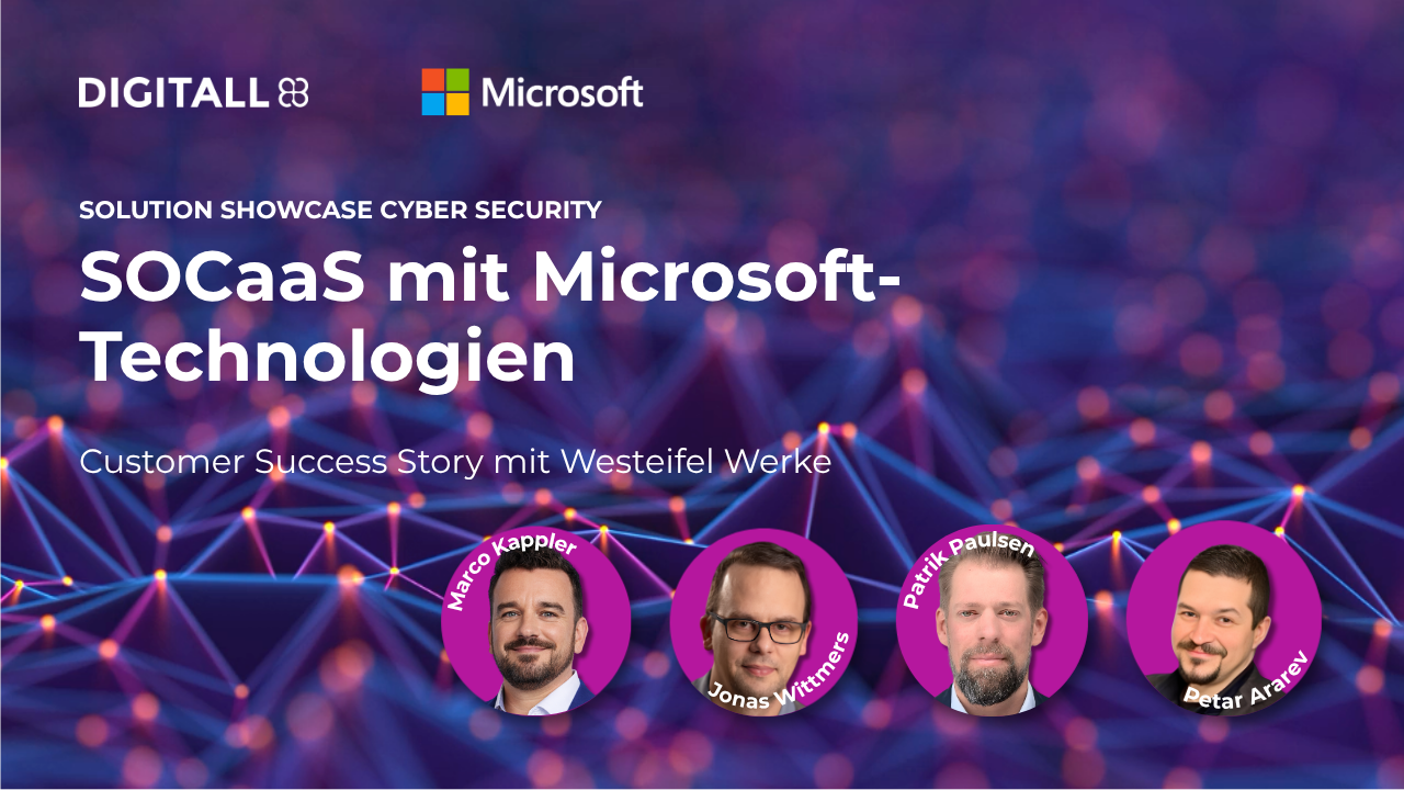 Solution Showcase Microsoft and DIGITALL SOCaaS